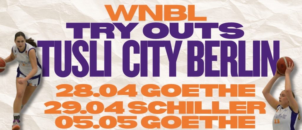 WNBL | Try Outs bei TuSLi City Berlin - JETZT ANMELDEN